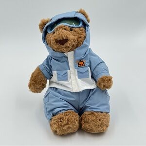 Jellycat Brown Bear in Blue Snowsuit